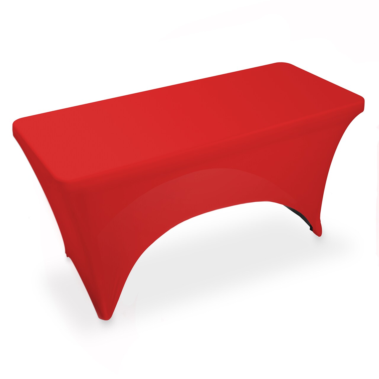 Lann's Linens - Fitted Stretch Tablecloth for Rectangular Table - Wedding / Banquet / Trade Show - Spandex Cloth Fabric Cover